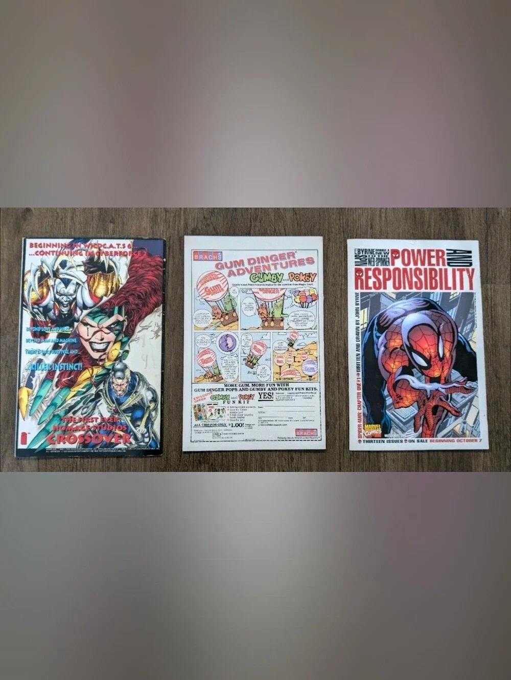Lot Of 3 Comic Books Death mate & Thunderbolts & New Universe DP7,  VINTAGE